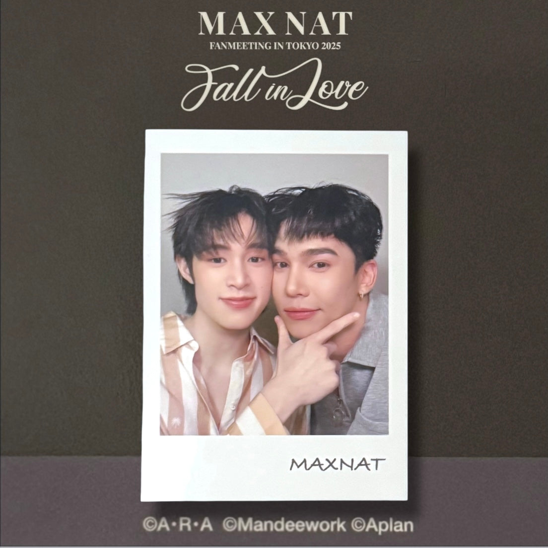 MaxNat Falling in Love Photocard