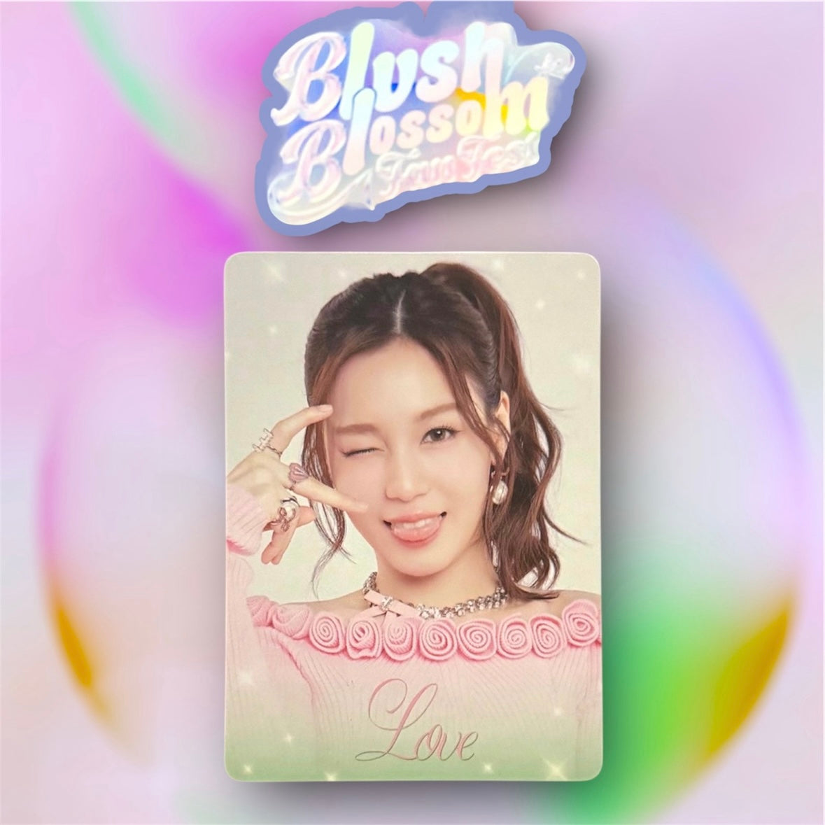 Love Blush Blossom Photocard