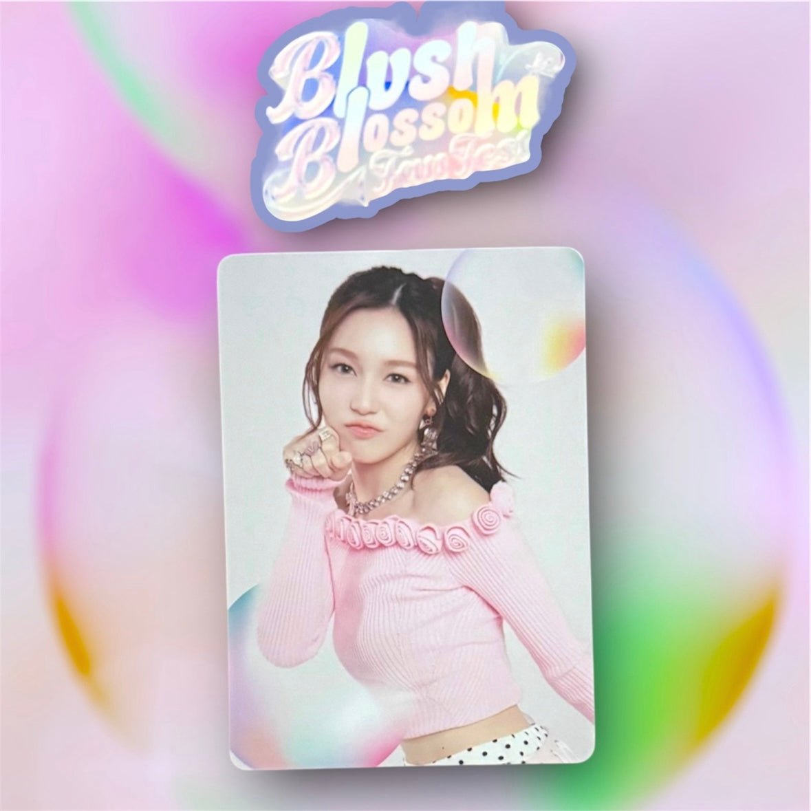 Love Blush Blossom Photocard