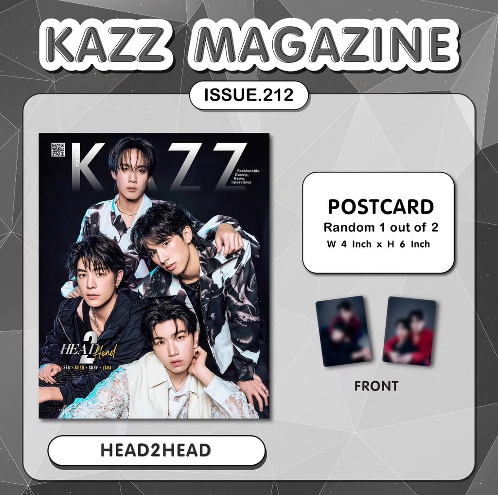 (Preorder) Kazz Magazine 212 - Head 2 Head - SeaKeen SurfJava