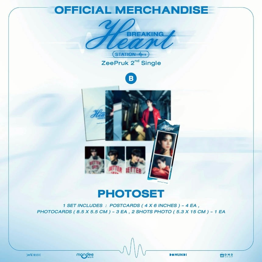 (Preorder) Zee Breaking Heart Station Photoset B