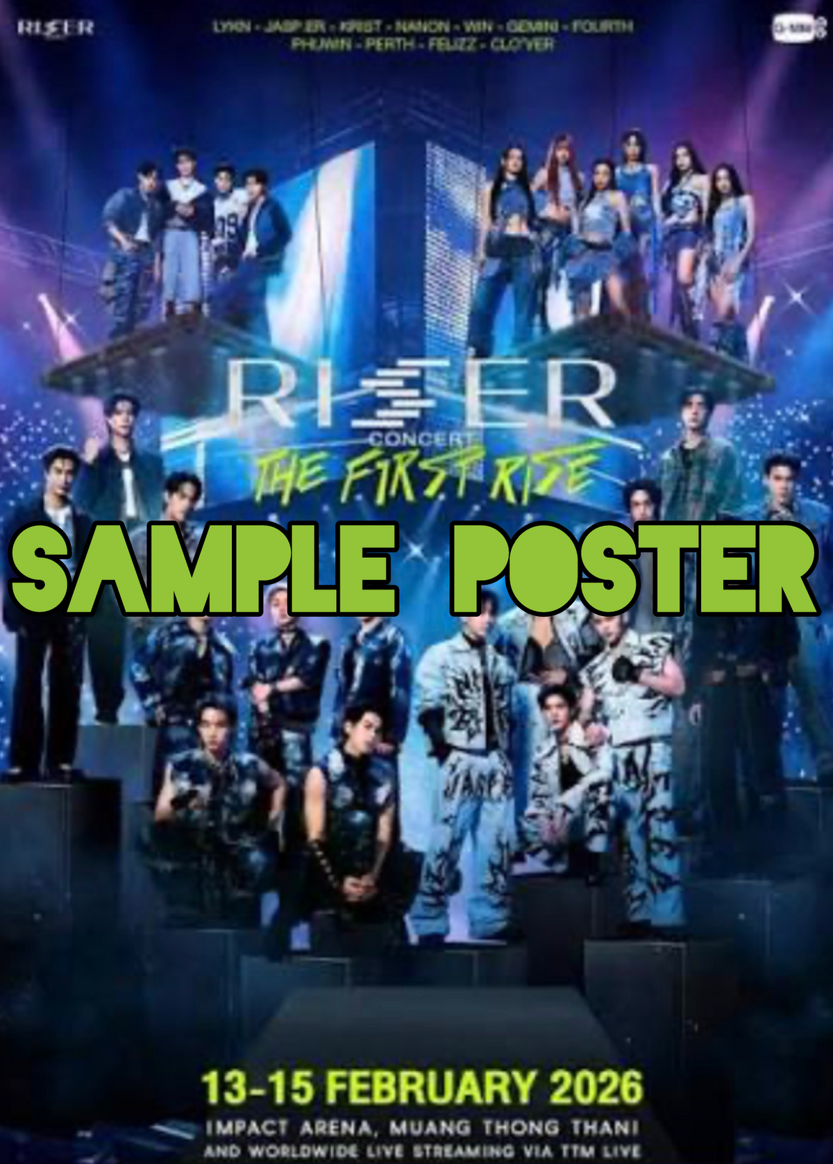PondPhuwin 直筆サインGMMTVFanFest2026JP OffGun Happy Weekend Signed Poster – PondPhuwinUSA
