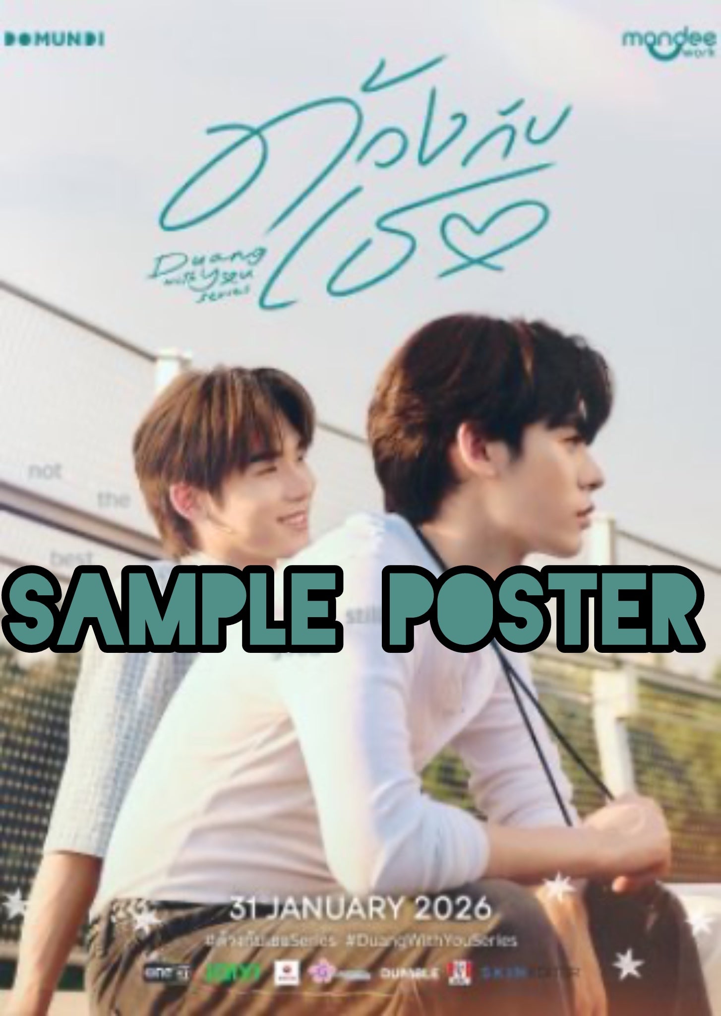 直筆サイン入りPondPhuwin GMMTV FANDAY29限定ポスター GMMTV FANDAY 29 IN USA 』 𝗣𝗢𝗡𝗗 𝗣𝗛𝗨𝗪𝗜𝗡 𝗚𝗠𝗠𝗧𝗩