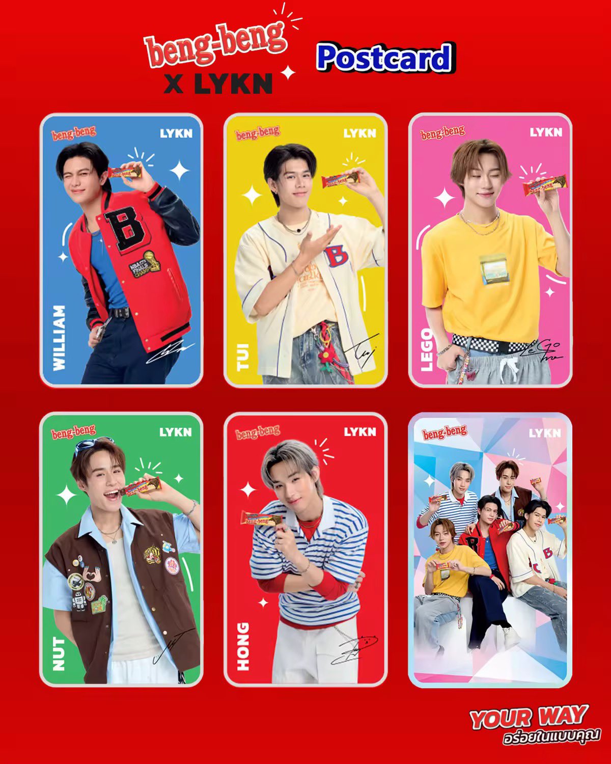 Lykn x Beng-Beng Postcard Set