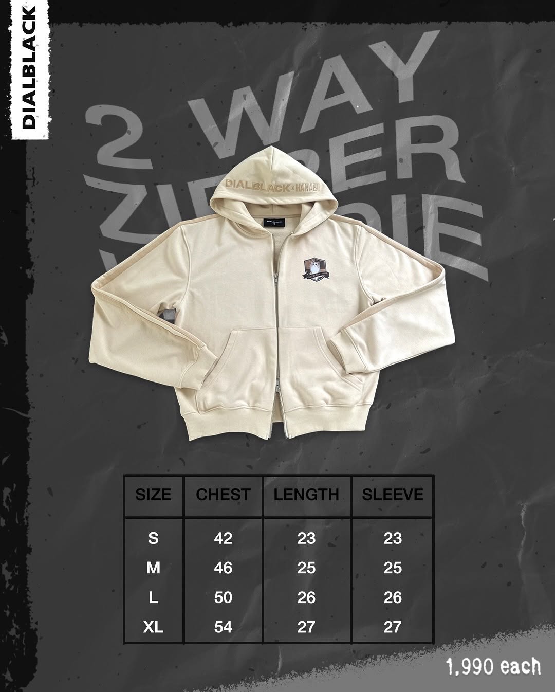 D黑AL BΓⱯCK  2Way Zipper Hoodie Collection